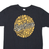 GILDAN Board Games Addict Mens T-Shirt Black L
