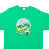 GILDAN St Patrick's Day Mens T-Shirt Green L