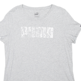 PUMA Womens T-Shirt Grey UK 18