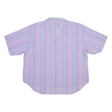 LEE COOPER Mens Shirt Purple Striped L