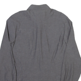 GUARANA BRASIL Womens Plain Shirt Grey Long Sleeve XS