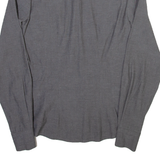 GUARANA BRASIL Womens Plain Shirt Grey Long Sleeve XS