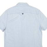 GUESS Mens Plain Shirt Blue XL