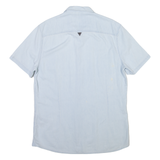 GUESS Mens Plain Shirt Blue XL