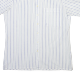 C&A Mens Shirt White Striped S