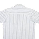 C&A Mens Shirt White Striped S