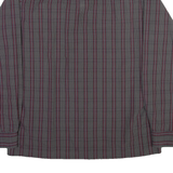 LEE COOPER Mens Shirt Grey Check Long Sleeve L