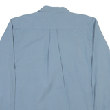 LEE COOPER Mens Plain Shirt Blue Long Sleeve S