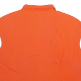 JACK WOLFSKIN Womens Plain Shirt Orange Sleeveless L