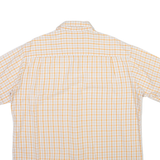 PIERRE CARDIN Mens Shirt White Check XL