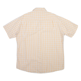 PIERRE CARDIN Mens Shirt White Check XL