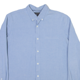 BANANA REPUBLIC Mens Plain Shirt Blue Long Sleeve L
