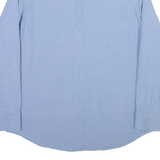 BANANA REPUBLIC Mens Plain Shirt Blue Long Sleeve L