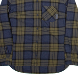 MAMMUT Mens Shirt Blue Check Long Sleeve XS