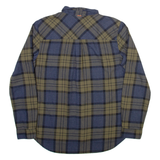 MAMMUT Mens Shirt Blue Check Long Sleeve XS