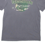 REEBOK Cosy Classic Mens T-Shirt Grey Crew Neck M