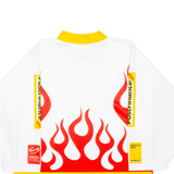 SWISS ICE HOCKEY Postfinance Trophy Mens Jersey Red 3/4 Sleeve V-Neck S