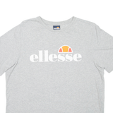 ELLESSE Womens T-Shirt Grey Crew Neck UK 18
