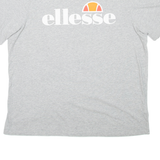 ELLESSE Womens T-Shirt Grey Crew Neck UK 18
