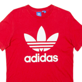 ADIDAS Mens T-Shirt Red S