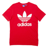 ADIDAS Mens T-Shirt Red S
