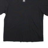 ADIDAS Womens T-Shirt Black UK 10