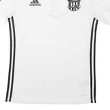 ADIDAS FV Lörrach-Brombach Mens Football Shirt T-Shirt White Button Neck S