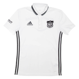 ADIDAS FV Lörrach-Brombach Mens Football Shirt T-Shirt White Button Neck S
