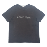 CALVIN KLEIN Mens T-Shirt Black M