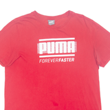 PUMA Forever Faster Mens T-Shirt Red L