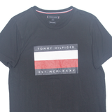 TOMMY HILFIGER Mens T-Shirt Black M