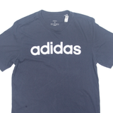 ADIDAS Mens T-Shirt Blue S