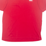 ADIDAS Mens T-Shirt Red M