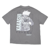 NARUTO Mens T-Shirt Grey M