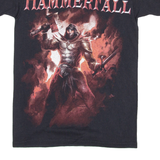 FRUIT OF THE LOOM Hammer Fall Mens T-Shirt Black S