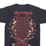 FRUIT OF THE LOOM Hammer Fall Mens T-Shirt Black S