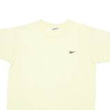 REEBOK Mens T-Shirt Yellow XL