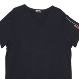 LOTTO Sleepwear Mens T-Shirt Black V-Neck M