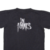 THUNDER PLUS Flames Crow Mens T-Shirt Black S
