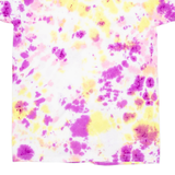 HANES Tie Dye Mens T-Shirt Purple M