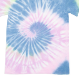 GILDAN Tie Dye Womens T-Shirt Blue S