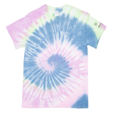 GILDAN Tie Dye Womens T-Shirt Blue S