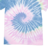 GILDAN Tie Dye Womens T-Shirt Blue S