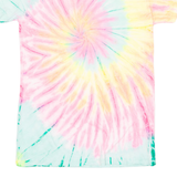 KRAZY TEES Tie Dye Womens T-Shirt Pink S