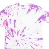 GILDAN Tie Dye Womens T-Shirt Purple S