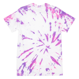 GILDAN Tie Dye Womens T-Shirt Purple S