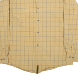 TIMBERLAND Mens Shirt Beige Check Long Sleeve S