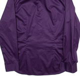DKNY Mens Plain Shirt Purple Long Sleeve M