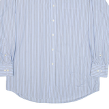 TOMMY HILFIGER Mens Shirt Blue Striped Long Sleeve M