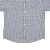 PIERRE CARDIN Mens Shirt Blue Check 2XL